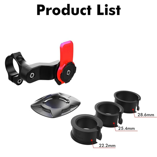 Quad-lock Out Front Bicycle Twist Mountain Cradle Telephone.