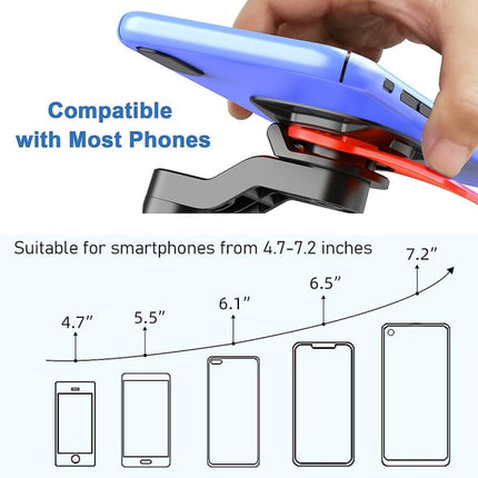 Quad-lock Out Front Bicycle Twist Mountain Cradle Telephone.