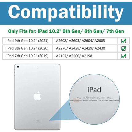 ProCase iPad 10.2 Case iPad 9th generation, hard back Blue.