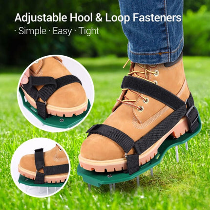 Lawn Aerator Sandals Free Installation, Lawn Spike Shoes Lawn Vertical Cutter Lawn Shoes Garden.
