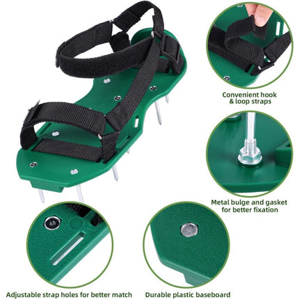 Lawn Aerator Sandals Free Installation, Lawn Spike Shoes Lawn Vertical Cutter Lawn Shoes Garden.