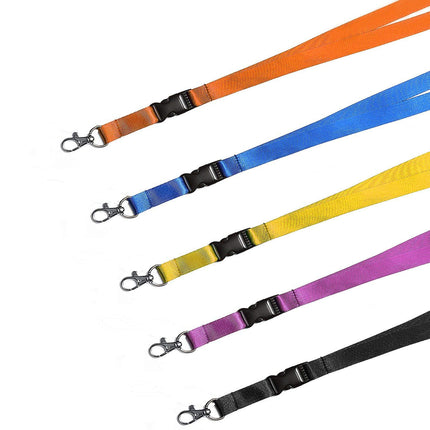 5-pack Neck Warmers with Removable Buckle - Orange, Blue, Purple, Black, Yellow, SU-CYL-0598.