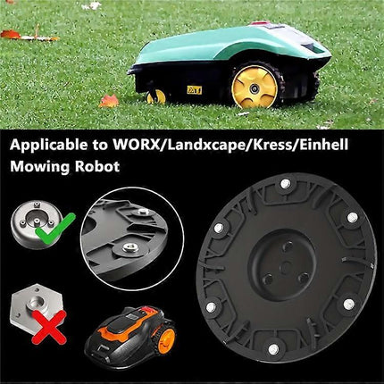 RSD-01 Compatible for WORX / Landxcape / Kress / Einhell Lawn Mower ABS 6-Blade Cutter Head Turntable.