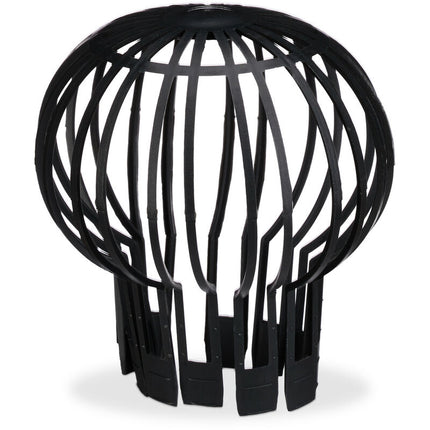 Downspout Cover, 4-pack, Plastic Basket, Leaf Catcher for Gutter, Rain Pipe Cover, Gutter Cover, Ø 13 cm, black.