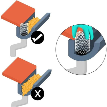 4-pack expandable metal gutter filter screens, leaf strainers, gutter and downspout guards - max.