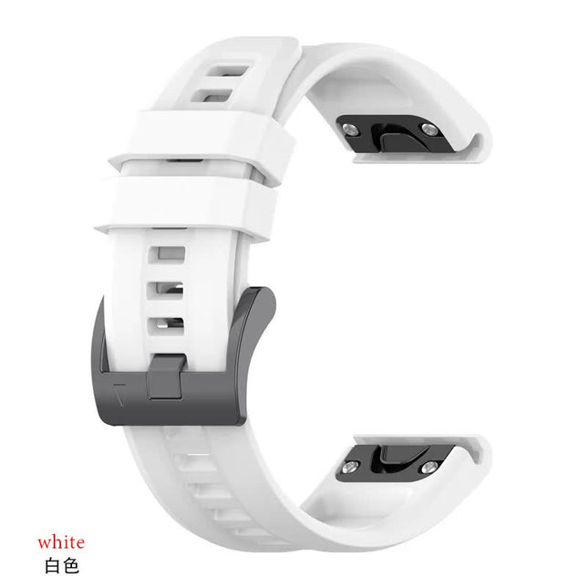 26mm Silicone Strap for Garmin fenix 7X 7 7S 6X 6 Pro 6S 5 5X Plus Smartwatch Bracelet for Garmin Descent mk2i mk3 51mm 12 12 Garmin Fenix 7S.