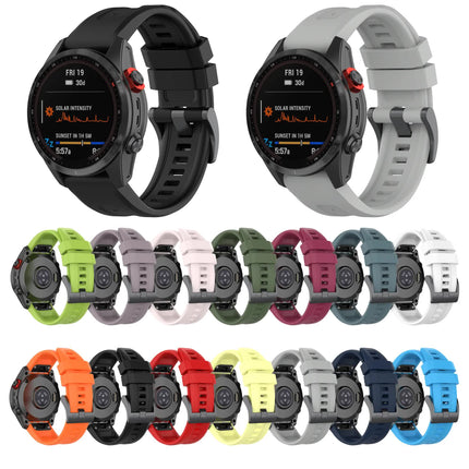 26mm Silicone Strap for Garmin fenix 7X 7 7S 6X 6 Pro 6S 5 5X Plus Smartwatch Bracelet for Garmin Descent mk2i mk3 51mm 12 12 Garmin Fenix 7S.