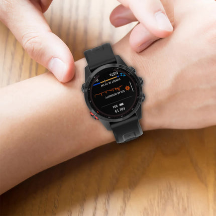 26mm Silicone Strap for Garmin fenix 7X 7 7S 6X 6 Pro 6S 5 5X Plus Smartwatch Bracelet for Garmin Descent mk2i mk3 51mm 12 12 Garmin Fenix 7S.