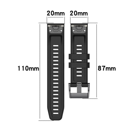 26mm Silicone Strap for Garmin fenix 7X 7 7S 6X 6 Pro 6S 5 5X Plus Smartwatch Bracelet for Garmin Descent mk2i mk3 51mm 12 12 Garmin Fenix 7S.