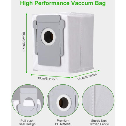iRobot Roomba i7 i3 i4 i6 j7 i8 S9 E5 E6 E7 Clean Base Vacuum Cleaner Bags, 10-pack.