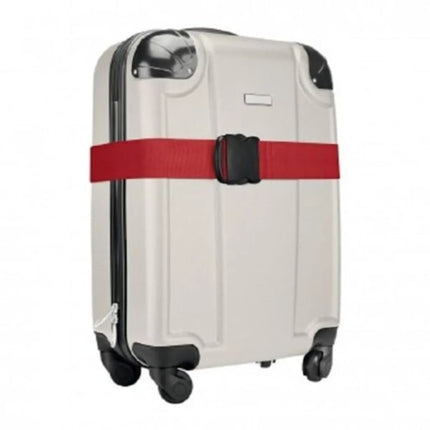 2-pack luggage strap with 2x metal luggage tag set red adjustable luggage strap luggage strap suitcase strap luggage strap suitcase.