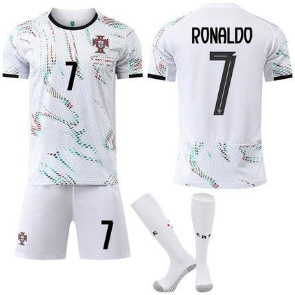 Gos- 25-26 Portugal Red and White New Football Shirt Away Shirt 7 RONALDO Away 7 RONALDO Away 7 RONALDO Away 7 RONALDO #28