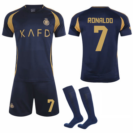 2024-2025 Al-Nassr FC Away Shirt Kids Adult Football Shirts No.7 Ronaldo 22