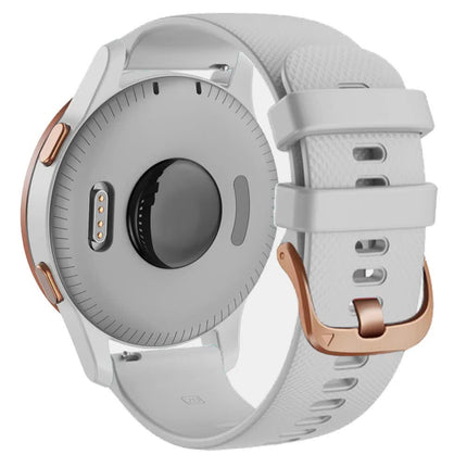 18mm 20mm Wristband Compatible with Garmin Venu Sq 2 Plus Vivoactive 4S Smartwatch Wristband Venu 3S 2S Vivoactive 3 5 Replacement Wristband Gray Gray 18mm Vivoactive 4S.