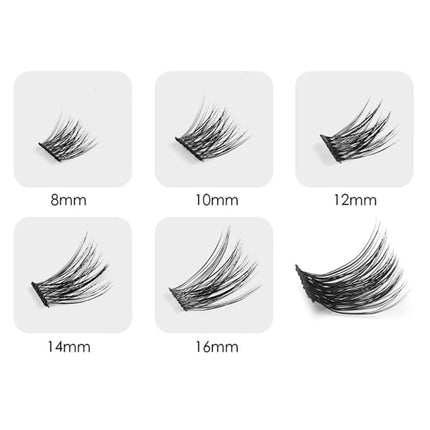 DIY Eyelash Extension Individual Cluster False Eyelashes Transplantation False.