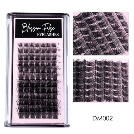 DIY Eyelash Extension Individual Cluster False Eyelashes Transplantation False.