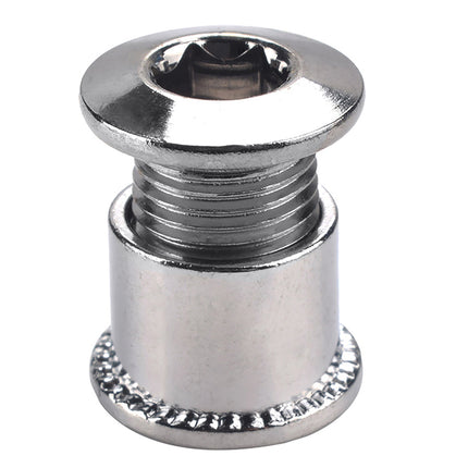 5-speed chainring mounting plate bolt nut chainring road bike parts black.