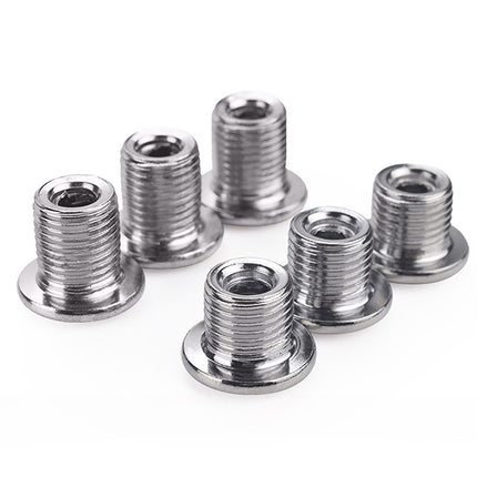 5-speed chainring mounting plate bolt nut chainring road bike parts black.