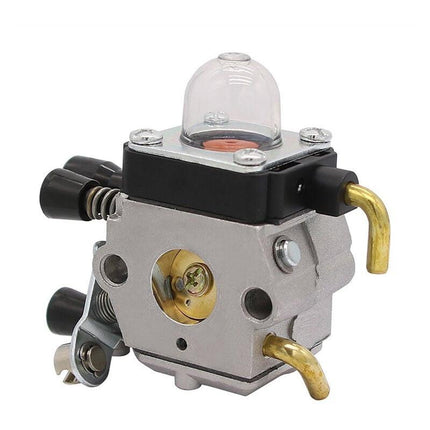 Carburetor for Stihl FS38 FS45 FS46 FS55 FS55r FS55rc FS74 FS75 FS80 FS85 KM55 HL45 KM55r, Lawn Mower Carburetor with Gaskets, Primer Bulbs and Spark Plugs.