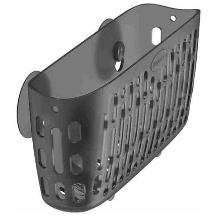 Kitchen Sponge Holder, Sink Organizer, 3x Strong Suction Cups or Transparent Gray Countertop.