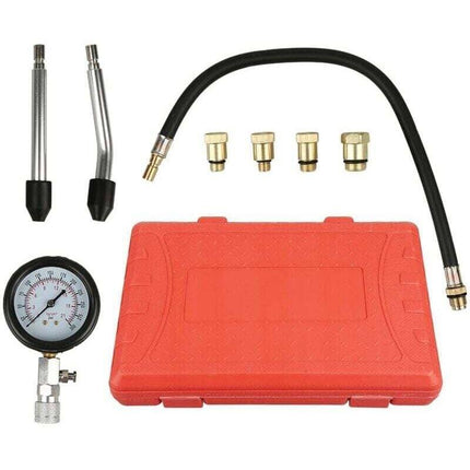 Compression Tester Kit for Vehicles, Compatible with Motorcycle, Car, Outboard, Chainsaw, Snowmobile, Gasoline Engine.