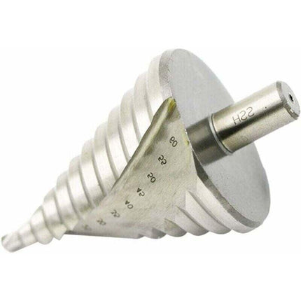 Twist Drill Set 6-60mm for Metal, Wood, Plastic - Compatible with HSS Cone Drills.