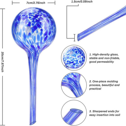 pcs Plant Watering Balls Self-Watering High Quality Glass.