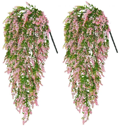 Artificial Plant 2 pcs UV Resistant Artificial Hanging Plants.
