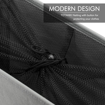 22"" Narrow Rolling Laundry Hamper with Handle and Wheels, Collapsible Laundry Hamper, Foldable Laundry Sorter and Organizer, Large Storage Basket (Gray).