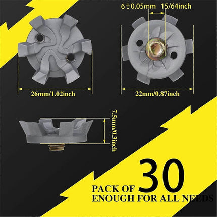 Golf Spikes Set Includes 30 Pcs Golf Studs Replacement Golf Studs Spanner Metal Thread Screw 6mm Dia Golf Spike too-xindaren.