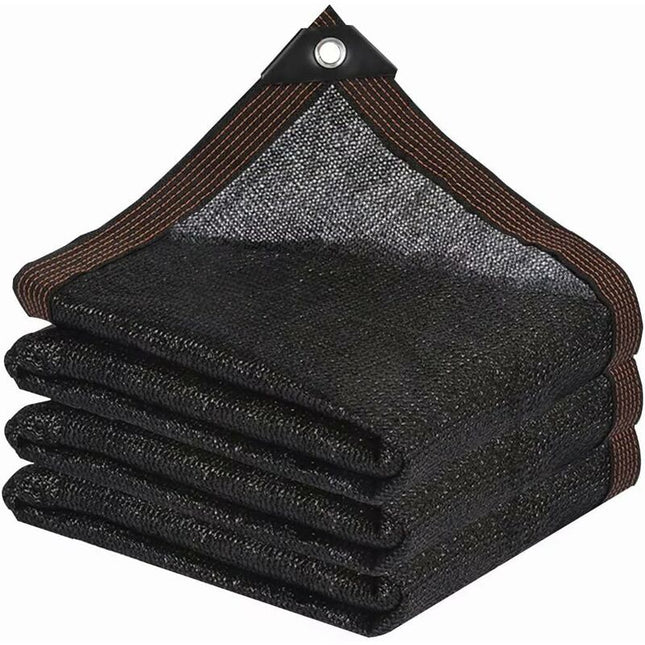 Sunshade Net 8 Brackets 85% Reinforced Thick Sun Sail, Windproof Net for Greenhouse with Eyelets, for Plant Protection/Greenhouse/Garden/Pergola (3x.