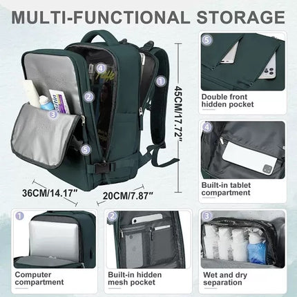 40x20x25 cm cabin bag backpack, ryanair cabin bag, cabin bag, travel backpack, laptop backpack for men and women-xindaren.