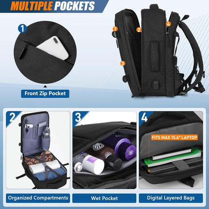 40x20x25 cm cabin bag backpack, ryanair cabin bag, cabin bag, travel backpack, laptop backpack for men and women-xindaren.