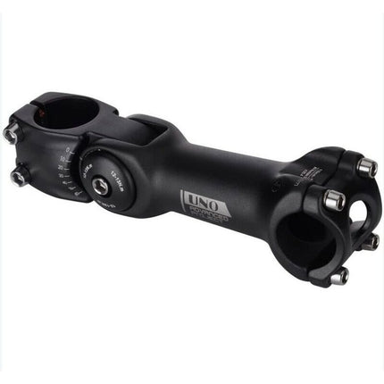 31.8 Adjustable Stem 110mm 0 60 Degree Adjustable Stem for Most Mountain Bike Road Bike, by DEBUNS.