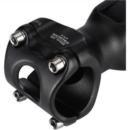 31.8 Adjustable Stem 110mm 0 60 Degree Adjustable Stem for Most Mountain Bike Road Bike, by DEBUNS.