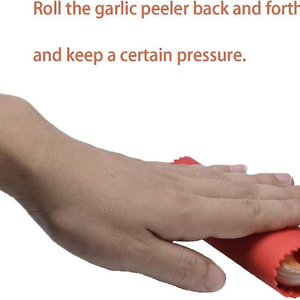 Garlic Peeler, 2 Pieces Garlic Roller Peeler Kitchen Gadgets Black.