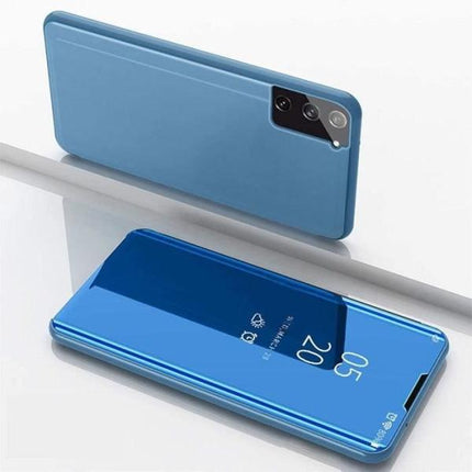 Full Body Protection Compatible with Samsung S21 FE Protection 360 Transparent Smart Case - Blue_max.