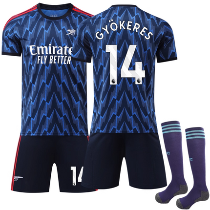 25-26 Arsenal Away Kit Kids Adult Football Shirt Shirt No. 14 Gyökeres Away 28