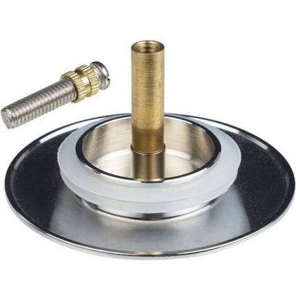 Universal Bathtub Stopper Ø70mm, Adjustable Height, Double Seal, Chrome Brass, Stainless, Compatible with Most Sinks & Bathtubs.