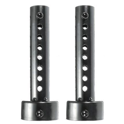 2x Universal Motorcycle Exhaust Pipe Silencer Db Killer 48mm Black.