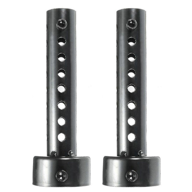 2x Universal Motorcycle Exhaust Pipe Silencer Db Killer 48mm Black.