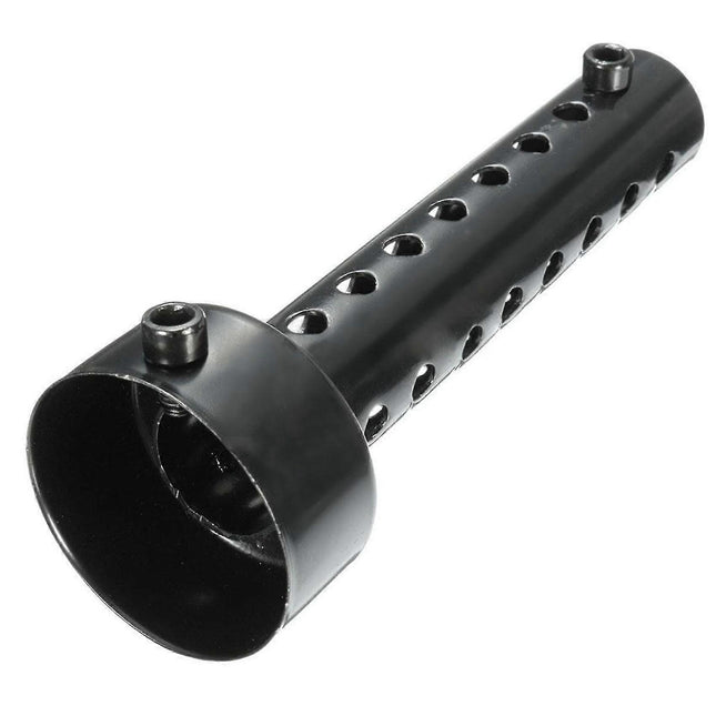 2x Universal Motorcycle Exhaust Pipe Silencer Db Killer 48mm Black.