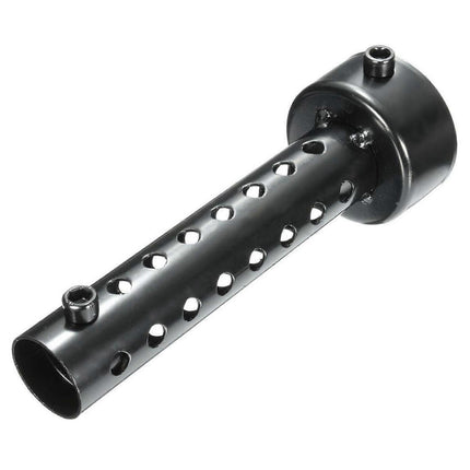 2x Universal Motorcycle Exhaust Pipe Silencer Db Killer 48mm Black.