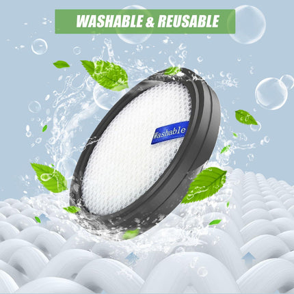 Replacement Filter for PrettyCare W200/W300/W400/P1/P2 Vacuum Cleaner, Washable..