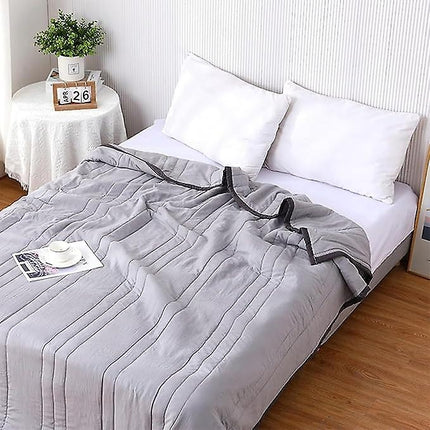 Cooling Summer Blanket - Ice Blanket for Hot Sleepers and Night Sweats, Cooling Blanket with Double-Sided Cooling Effect for All Seasons - Perfect Ray Ray 150x200cm.