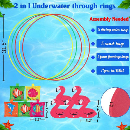 Diving Rings for Pool, Diving Ring, Diving Rings for Swimming, Diving Toys, Pool Swimming Toys, Water Swimming, Pool Toys for Swimming Training, Summer.