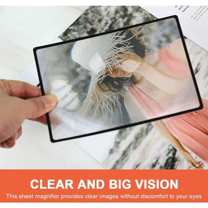 3X (300%) Fresnel Magnifying Glass Sheet - 3 Pieces, 4.70.