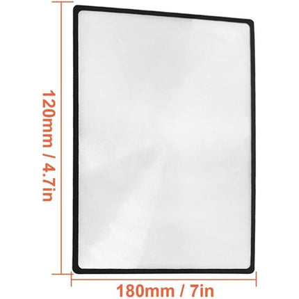 3X (300%) Fresnel Magnifying Glass Sheet - 3 Pieces, 4.70.