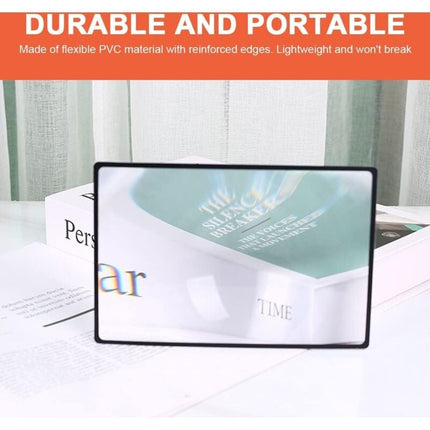 3X (300%) Fresnel Magnifying Glass Sheet - 3 Pieces, 4.70.