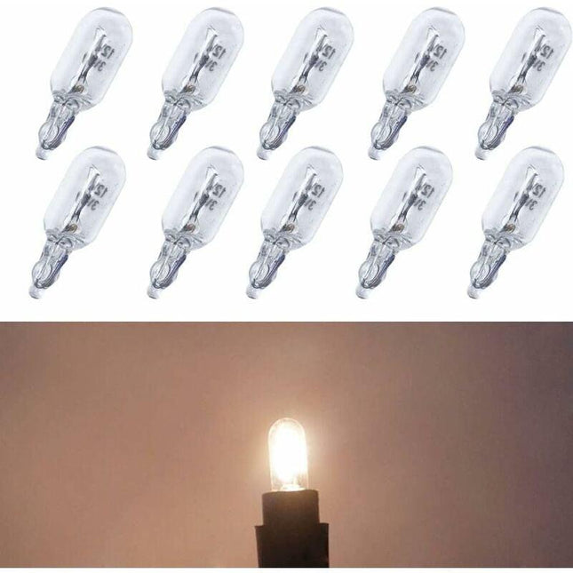 10pcs T6.5 Car Dashboard Bulb 3W Indicator Light 12V Side Lights Car Accessories.